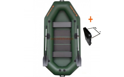 Člun Kolibri K-280 T zelený lamelová podlaha + držák motoru